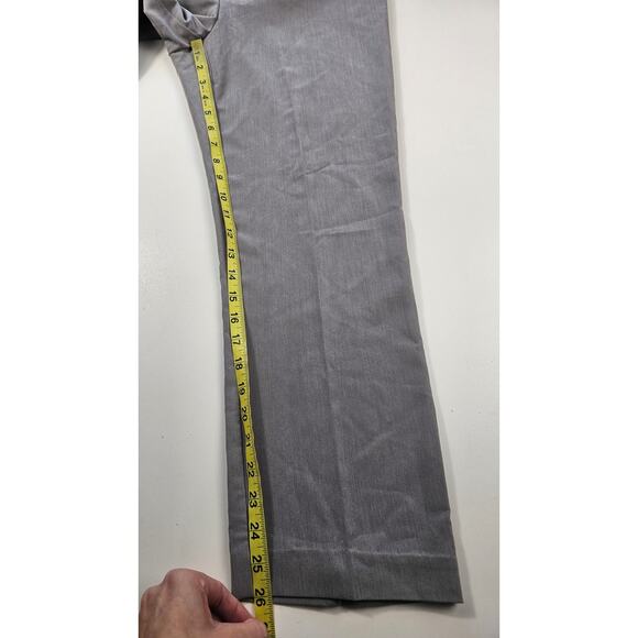 Chicos size 1 short PETITE (8) grey career business casual EUC high rise classy - Picture 6 of 7